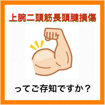 上腕二頭筋長頭腱損傷